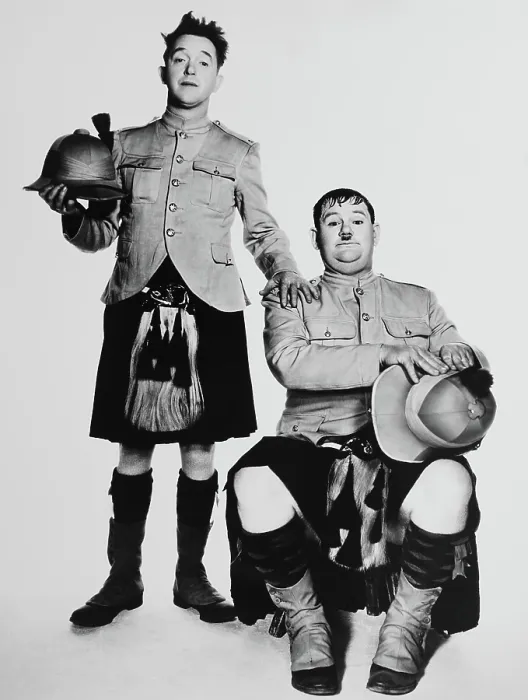 Framed Print : BONNIE SCOTLAND, from left: Stan Laurel, Oliver Hardy, 1935 Framed Print : BONNIE SCOTLAND, from left: Stan Laurel, Oliver Hardy, 1935