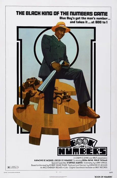 Framed Print : BOOK OF NUMBERS, US poster, Raymond St. Jacques, 1973