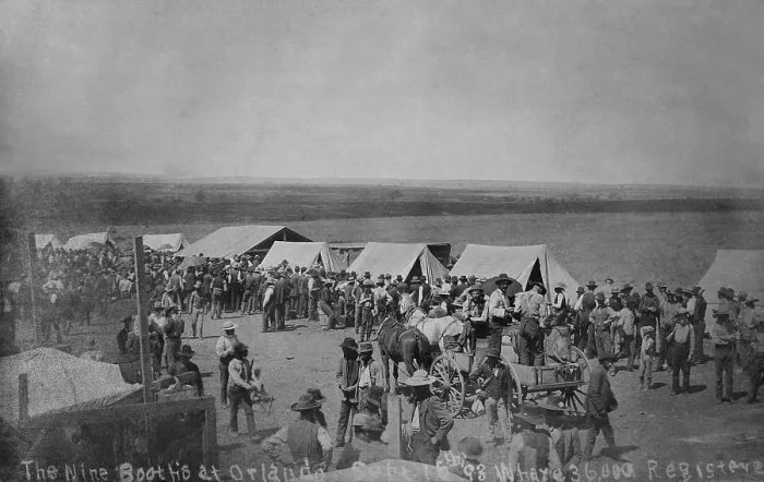 Framed Print : Booths at Orlando, Oklahoma Territory, Sept. 15, 1893 Framed Print : Booths at Orlando, Oklahoma Territory, Sept. 15, 1893