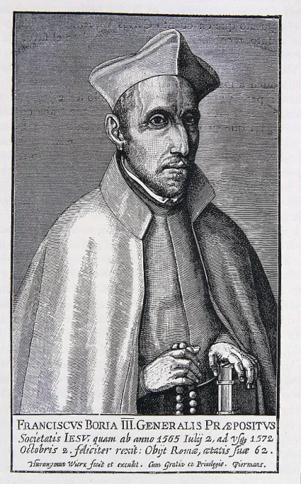 Framed Print : Borgia, Saint Francis (1510-1572). Xylography. AISA / Everett Collection**US SALES ONLY** Framed Print : Borgia, Saint Francis (1510-1572). Xylography. AISA / Everett Collection**US SALES ONLY**