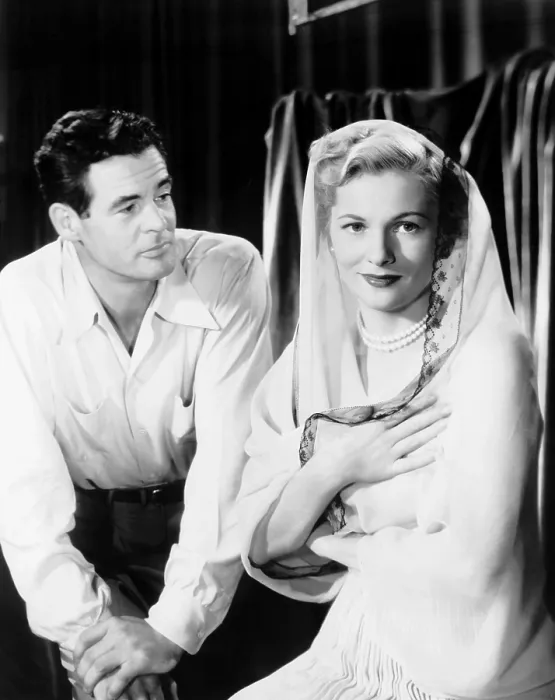 Framed Print : BORN TO BE BAD, from left, Robert Ryan, Joan Fontaine, 1950 Framed Print : BORN TO BE BAD, from left, Robert Ryan, Joan Fontaine, 1950