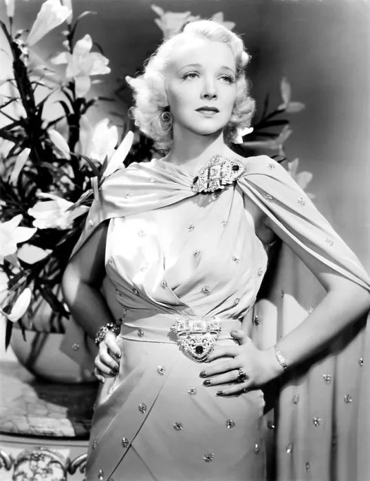 Framed Print : BORN TO DANCE, Virginia Bruce, in a gown by Adrian, 1936