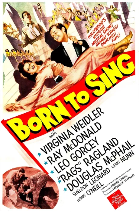 Framed Print : BORN TO SING, US poster, Virginia Weidler, Ray McDonald, 1942 Framed Print : BORN TO SING, US poster, Virginia Weidler, Ray McDonald, 1942