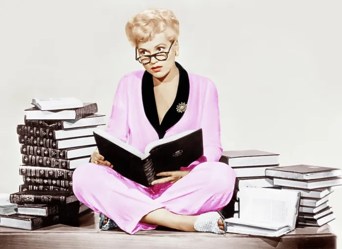 Framed Print : BORN YESTERDAY, Judy Holliday, 1950