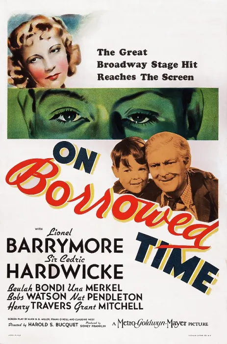 Framed Print : ON BORROWED TIME, US poster art, from left: Bobs Watson, Lionel Barrymore, 1939 Framed Print : ON BORROWED TIME, US poster art, from left: Bobs Watson, Lionel Barrymore, 1939