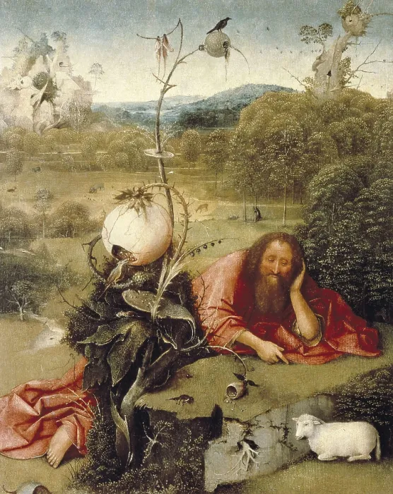 Framed Print : Bosch, Hieronymus Van Aeken, called (1450-1516). St. 1504-1505. Flemish art. Oil on wood. SPAIN. Madrid. Lzaro Galdiano Foundation. AISA / Everett Collection**US SALES ONLY**