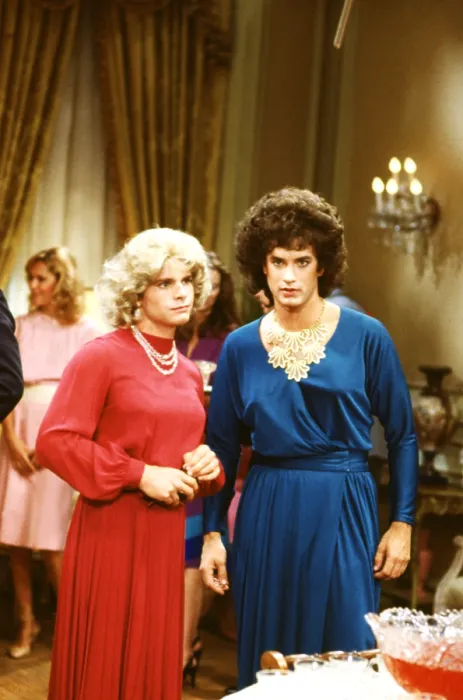 Framed Print : BOSOM BUDDIES, Peter Scolari, Tom Hanks, 1980-1982