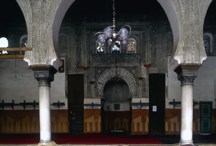 Framed Print : Bou Inaniyya Madrasa, 1350, 14th Century, mixed technique - Whole artwork view