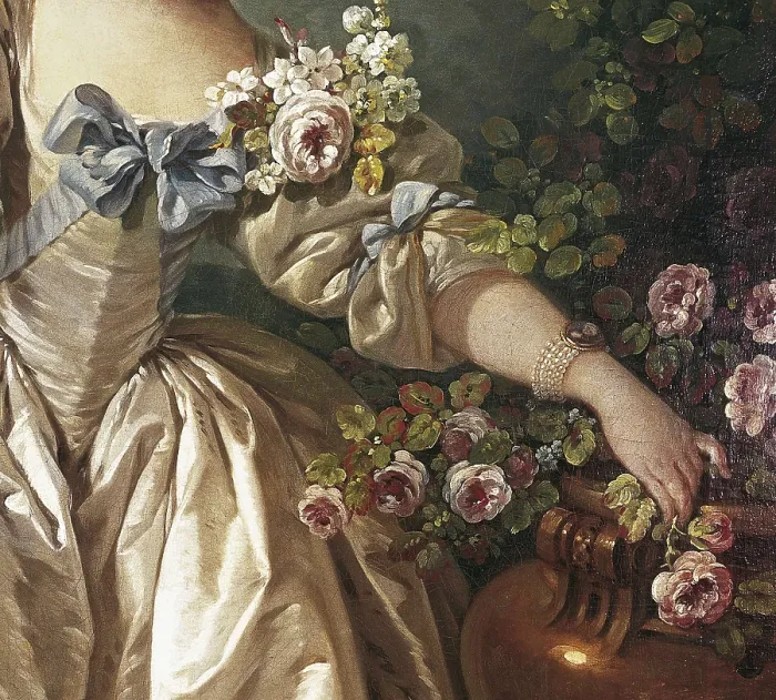 Framed Print : BOUCHER, Franois (1703-1770). Madame Bergeret. 1746. Right detail of the arm Framed Print : BOUCHER, Franois (1703-1770). Madame Bergeret. 1746. Right detail of the arm