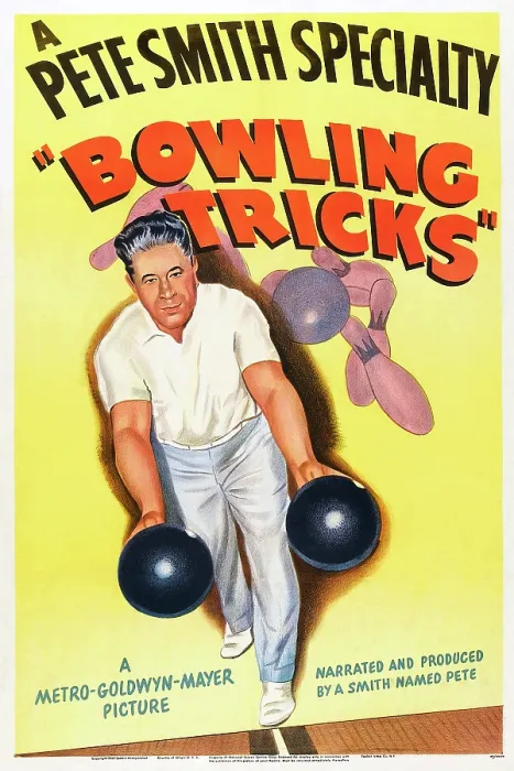 Framed Print : BOWLING TRICKS, US poster, 1948