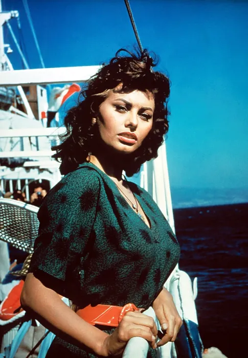 Framed Print : BOY ON A DOLPHIN, Sophia Loren, 1957, TM and Copyright (c) 20th Century-Fox Film Corp. All Rights Reserved