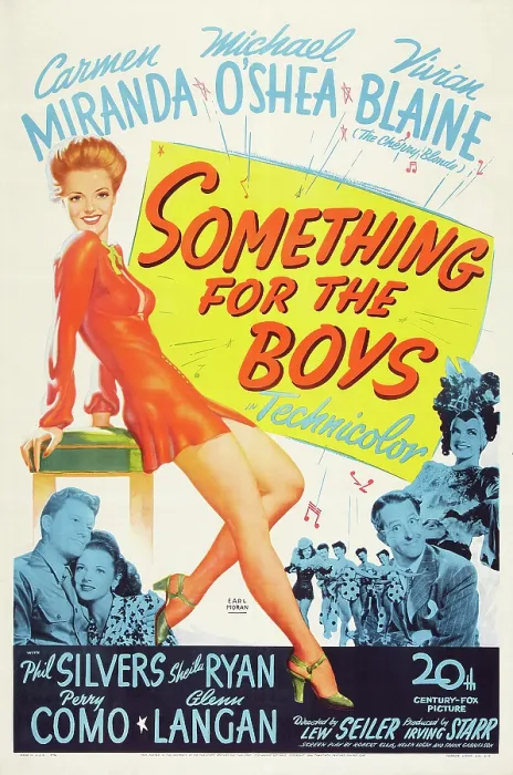 Framed Print : SOMETHING FOR THE BOYS, US poster art, Vivian Blaine, Michael O'Shea, Phil Silvers, Carmen Miranda, 1944, TM and (c) 20th Century-Fox Film Corp. All Rights Reserved