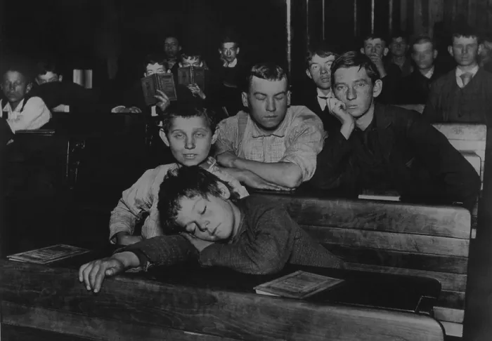 Framed Print : Boys and teenagers attend night school in the Seventh Avenue Lodging House Framed Print : Boys and teenagers attend night school in the Seventh Avenue Lodging House