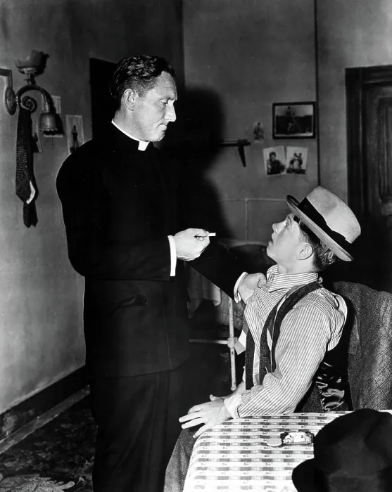 Framed Print : BOYS TOWN, Spencer Tracy, Mickey Rooney, 1938