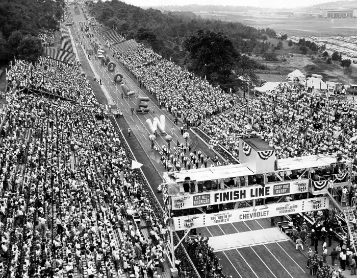 Framed Print : Boys walk down the long Derby Downs hill prior to their soap box derby race, Akron, Ohio, 1948. Courtesy: CSU Archives / Everett Collection Framed Print : Boys walk down the long Derby Downs hill prior to their soap box derby race, Akron, Ohio, 1948. Courtesy: CSU Archives / Everett Collection