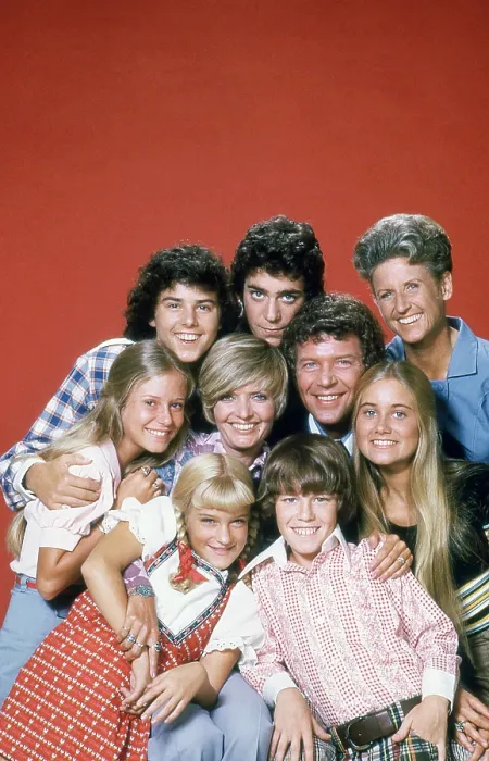 Framed Print : BRADY BUNCH, top row, from left: Christopher Knight, Barry Williams, Ann B Framed Print : BRADY BUNCH, top row, from left: Christopher Knight, Barry Williams, Ann B