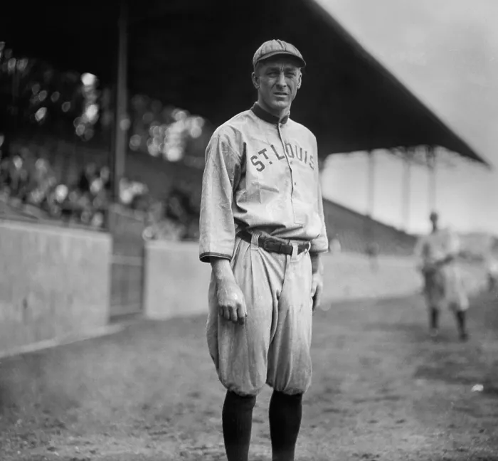 Framed Print : Branch Rickey, when he played and managed the St. Louis Browns from 1913-1915. Later, he made significant contributions to Major League Baseball as a general manger