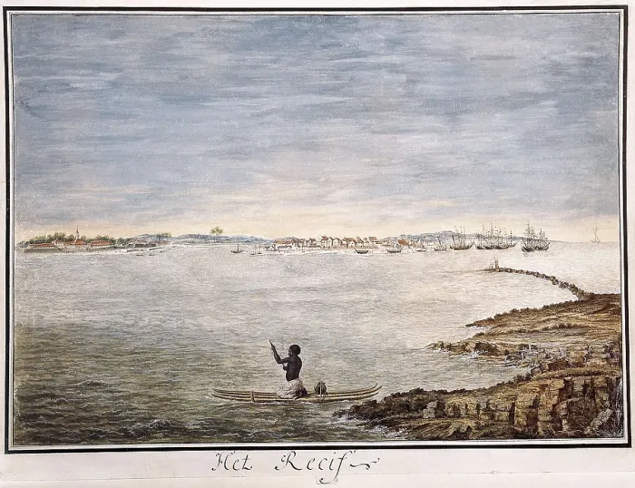 Framed Print : Brazil (19th c.). Recife. Litography. AISA / Everett Collection**US SALES ONLY**