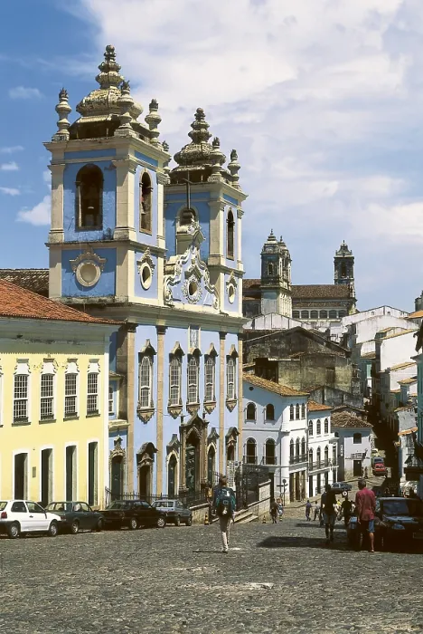 Framed Print : BRAZIL. BAHIA. Salvador. Church of Nossa Senhora do Rosario dos Pretos. AISA / Everett Collection**US SALES ONLY**
