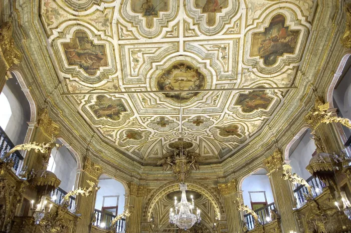 Framed Print : BRAZIL. Ouro Preto. Church Matriz Nossa Senhora do Pilar. Colonial baroque. Architecture. - Rafa Perez / Iberfoto / Everett Collection (585590)**US SALES ONLY**