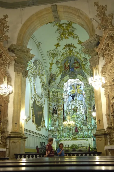 Framed Print : BRAZIL. San Joao del Rey. The Church of Sao Francisco de Assisended in 1774. Sculptures by Aleijandinho. Colonial baroque. Architecture Framed Print : BRAZIL. San Joao del Rey. The Church of Sao Francisco de Assisended in 1774. Sculptures by Aleijandinho. Colonial baroque. Architecture