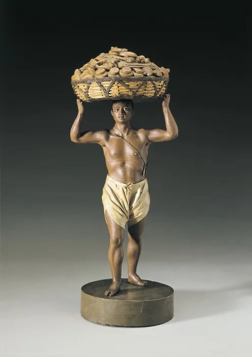 Framed Print : Bread sellerfigure in wax by Andrs Garcia (19th c.). AISA / Everett Collection (11883)**US SALES ONLY** Framed Print : Bread sellerfigure in wax by Andrs Garcia (19th c.). AISA / Everett Collection (11883)**US SALES ONLY**