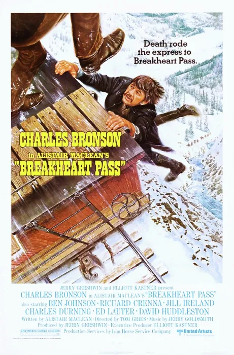 Framed Print : BREAKHEART PASS, US poster art, Charles Bronson, 1975 Framed Print : BREAKHEART PASS, US poster art, Charles Bronson, 1975