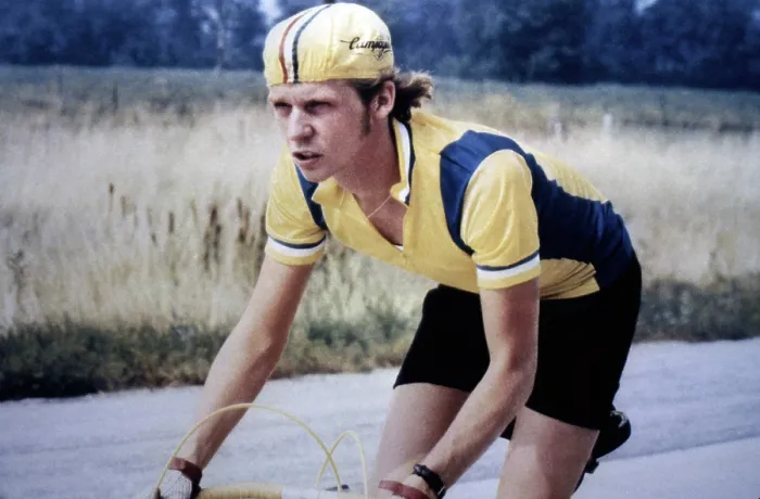 Framed Print : BREAKING AWAY, Dennis Christopher, 1979, TM and Copyright (c) 20th Century-Fox Film Corp. All Rights Reserved