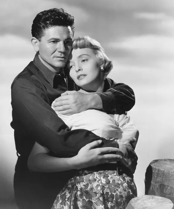Framed Print : THE BREAKING POINT, from left: John Garfield, Patricia Neal, 1950 Framed Print : THE BREAKING POINT, from left: John Garfield, Patricia Neal, 1950