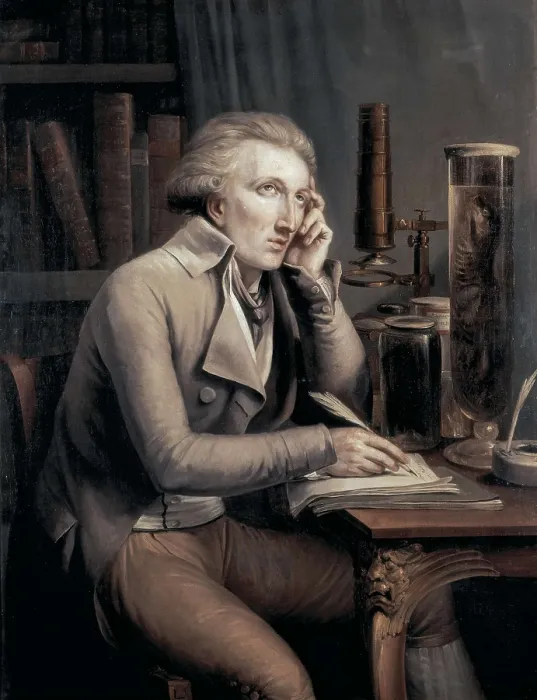 Framed Print : BREE, Mathieu Ignace Van (1773-1839). Portrait of Cuvier. 1798. Neoclassicism. Oil on canvas. FRANCE. Paris. Natural History Museum. AISA / Everett Collection**US SALES ONLY** Framed Print : BREE, Mathieu Ignace Van (1773-1839). Portrait of Cuvier. 1798. Neoclassicism. Oil on canvas. FRANCE. Paris. Natural History Museum. AISA / Everett Collection**US SALES ONLY**