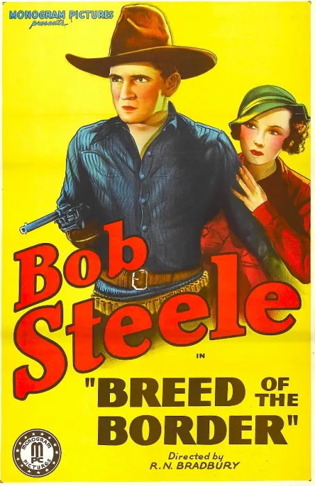 Framed Print : BREED OF THE BORDER, from left: Bob Steele, Marion Byron, 1933
