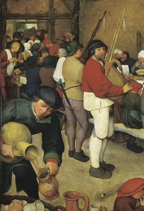 Framed Print : Breugel, Pieter, The Elder, called 'Peasant Bruegel' (1525-1569). Peasant Wedding (Bauernhochzeit). 1568