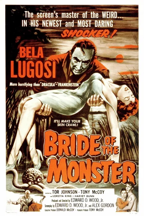 Framed Print : BRIDE OF THE MONSTER, Bela Lugosi, 1955 Framed Print : BRIDE OF THE MONSTER, Bela Lugosi, 1955