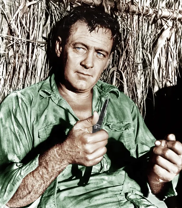 Framed Print : THE BRIDGE ON THE RIVER KWAI, William Holden, 1957 Framed Print : THE BRIDGE ON THE RIVER KWAI, William Holden, 1957