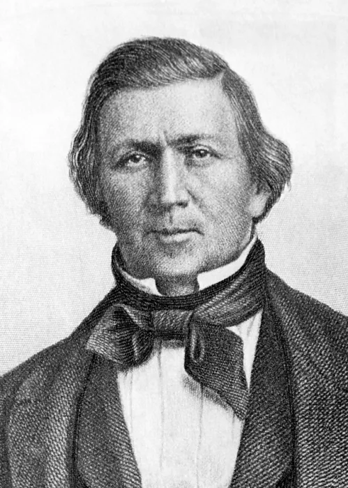 Framed Print : Brigham Young, (1801-1877), President of the Church of Latter Day Saints and Mormon Leader, c. 1830s.. Courtesy: CSU Archives / Everett Collection Framed Print : Brigham Young, (1801-1877), President of the Church of Latter Day Saints and Mormon Leader, c. 1830s.. Courtesy: CSU Archives / Everett Collection