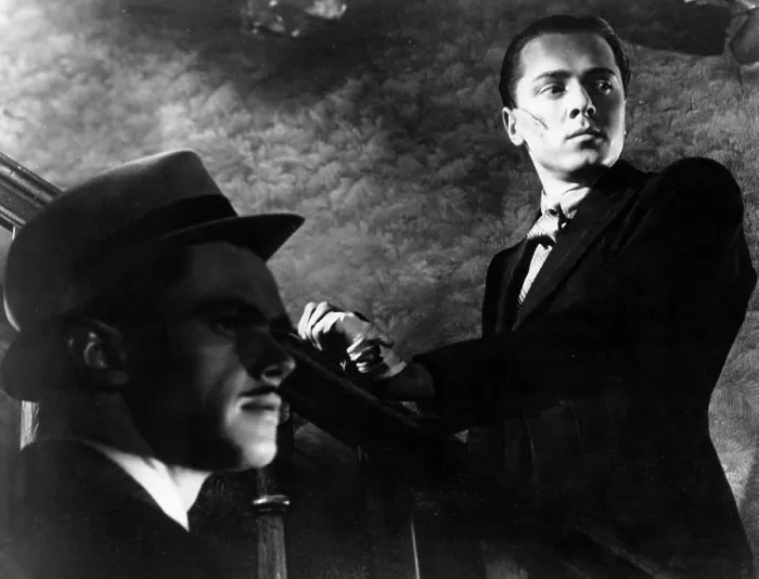 Framed Print : BRIGHTON ROCK, Richard Attenborough (right), 1947