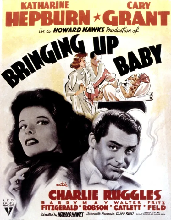 Framed Print : BRINGING UP BABY, Katharine Hepburn, Cary Grant, 1938