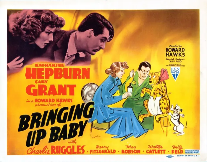 Framed Print : BRINGING UP BABY, US poster, Katharine Hepburn, Cary Grant, 1938 Framed Print : BRINGING UP BABY, US poster, Katharine Hepburn, Cary Grant, 1938