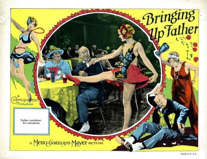 Framed Print : BRINGING UP FATHER, from left, Marie Dressler, J. Farrell MacDonald, Gertrude Olmstead, 1928