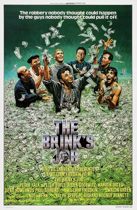Framed Print : THE BRINK'S JOB, Peter Boyle (left), Peter Falk (front), Paul Sorvino (third from right), Warren Oates (second from right), 1978, Universal / courtesy Everett Collection Framed Print : THE BRINK'S JOB, Peter Boyle (left), Peter Falk (front), Paul Sorvino (third from right), Warren Oates (second from right), 1978, Universal / courtesy Everett Collection
