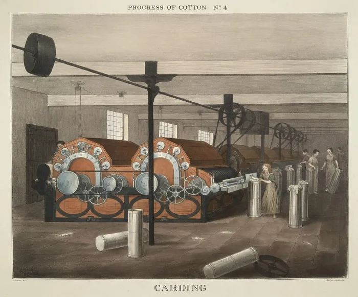 Framed Print : British 1840s depiction the Progress of Cotton, by Richard Barfoot, 4 of 12 Framed Print : British 1840s depiction the Progress of Cotton, by Richard Barfoot, 4 of 12