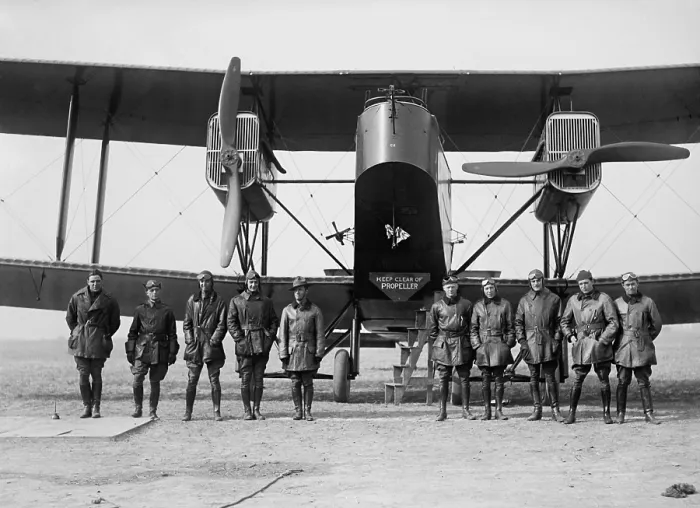 Framed Print : British Handley Page transport bi-plane at Bolling Field, ca. 1921. It was an early bomber used by Britain during WW1 and was one of the largest in the world Framed Print : British Handley Page transport bi-plane at Bolling Field, ca. 1921. It was an early bomber used by Britain during WW1 and was one of the largest in the world
