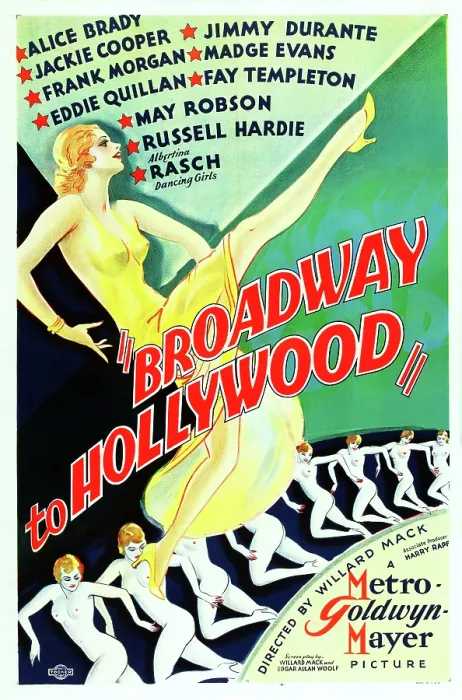Framed Print : BROADWAY TO HOLLYWOOD, US poster art, 1933