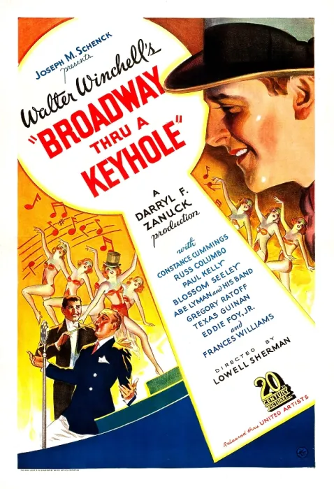 Framed Print : BROADWAY THRU A KEYHOLE, US poster art, top: Walter Winchell; bottom from left: Abe Lyman, Russ Columbo, 1933