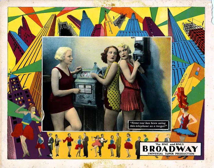 Framed Print : BROADWAY, from left, Betty Francisco, Merna Kennedy, Evelyn Brent, 1929