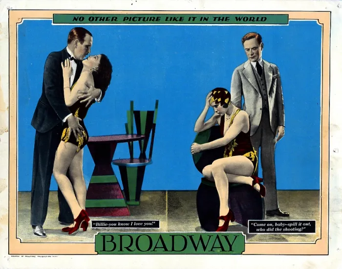 Framed Print : BROADWAY, from left, Robert Ellis, Merna Kennedy, Evelyn Brent, Thomas E. Jackson, 1929