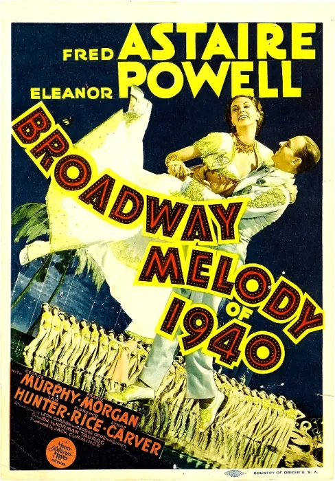 Framed Print : BROADWAY MELODY OF 1940, from left: Eleanor Powell, Fred Astaire, 1940