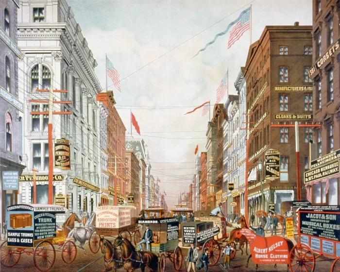 Framed Print : Broadway in New York City Framed Print : Broadway in New York City