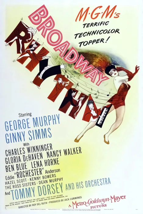 Framed Print : BROADWAY RHYTHM, US poster art, 1944