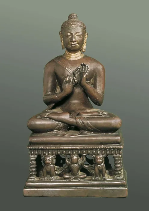 Framed Print : Bronze Buddha. 8th c. Hindu art. Sculpture on bronze. UNITED KINGDOM. London. The British Museum. Proc: INDIA. JAMMU AND KASHMIR. AISA / Everett Collection**US SALES ONLY** Framed Print : Bronze Buddha. 8th c. Hindu art. Sculpture on bronze. UNITED KINGDOM. London. The British Museum. Proc: INDIA. JAMMU AND KASHMIR. AISA / Everett Collection**US SALES ONLY**